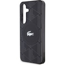 Samsung Galaxy S24 Uyumlu Kılıf Lacoste Orjinal Lisanslı Magsafe Şarj Özellikli Çift Katmanlı Timsah Logolu Blend Monogram Kapak