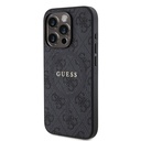Apple iPhone 15 Pro Uyumlu Kılıf Guess Orjinal Lisanslı Magsafe Şarj Özellikli 4G Desenli Yazı Logolu Kapak - 2