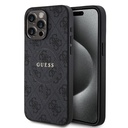 Apple iPhone 15 Pro Max Uyumlu Kılıf Guess Orjinal Lisanslı Magsafe Şarj Özellikli 4G Desenli Yazı Logolu Kapak - 1
