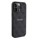Apple iPhone 15 Pro Max Uyumlu Kılıf Guess Orjinal Lisanslı Magsafe Şarj Özellikli 4G Desenli Yazı Logolu Kapak - 3