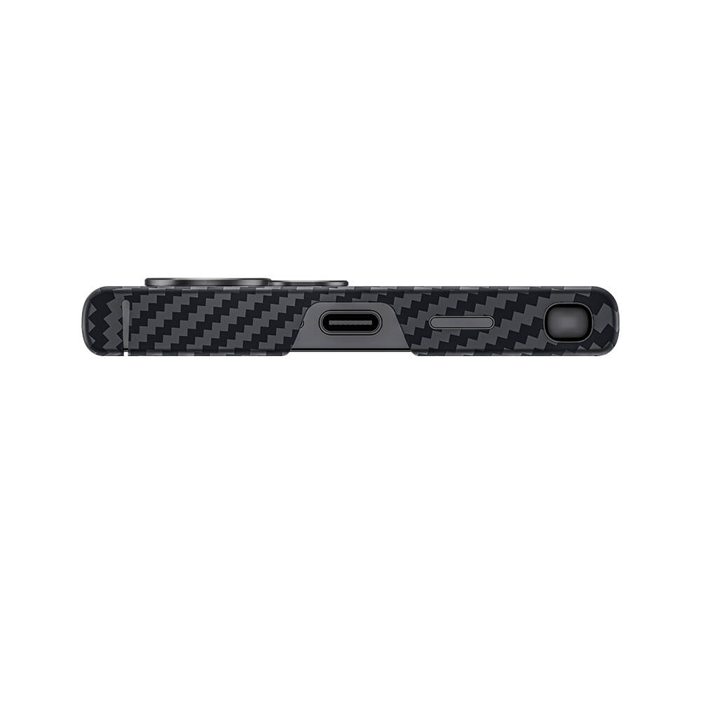Samsung Galaxy S24 Ultra Uyumlu Kılıf Magsafe Özellikli Karbon Fiber Benks Essential ArmorAir 600D Kevlar Kapak - 2