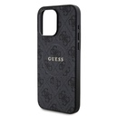 Apple iPhone 15 Pro Max Uyumlu Kılıf Guess Orjinal Lisanslı Magsafe Şarj Özellikli 4G Desenli Yazı Logolu Kapak - 5