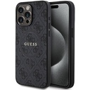 Apple iPhone 15 Pro Max Uyumlu Kılıf Guess Orjinal Lisanslı Magsafe Şarj Özellikli 4G Desenli Yazı Logolu Kapak