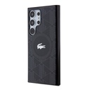 Samsung Galaxy S24 Ultra Uyumlu Kılıf Lacoste Orjinal Lisanslı Magsafe Şarj Özellikli Çift Katmanlı Timsah Logolu Blend Monogram Kapak - 2