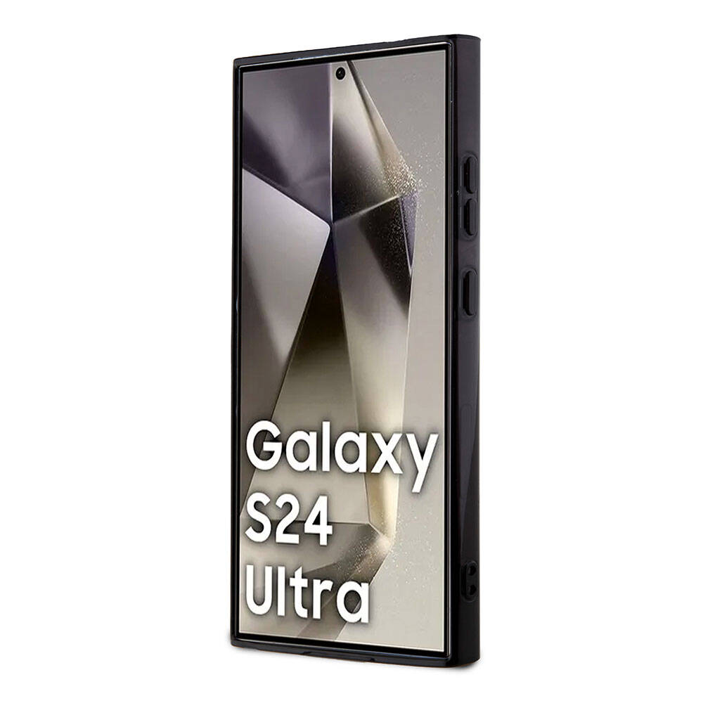 Samsung Galaxy S24 Ultra Uyumlu Kılıf Lacoste Orjinal Lisanslı Magsafe Şarj Özellikli Çift Katmanlı Timsah Logolu Blend Monogram Kapak - 4