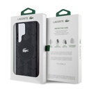 Samsung Galaxy S24 Ultra Uyumlu Kılıf Lacoste Orjinal Lisanslı Magsafe Şarj Özellikli Çift Katmanlı Timsah Logolu Blend Monogram Kapak - 7