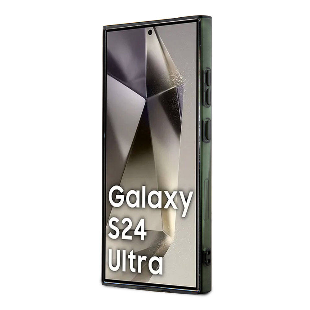 Samsung Galaxy S24 Ultra Uyumlu Kılıf Lacoste Orjinal Lisanslı Magsafe Şarj Özellikli Çift Katmanlı Timsah Logolu Blend Monogram Kapak - 11