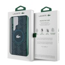 Samsung Galaxy S24 Ultra Uyumlu Kılıf Lacoste Orjinal Lisanslı Magsafe Şarj Özellikli Çift Katmanlı Timsah Logolu Blend Monogram Kapak - 20
