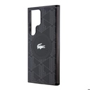 Samsung Galaxy S24 Ultra Uyumlu Kılıf Lacoste Orjinal Lisanslı Magsafe Şarj Özellikli Çift Katmanlı Timsah Logolu Blend Monogram Kapak