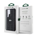 Samsung Galaxy S24 Ultra Uyumlu Kılıf Lacoste Orjinal Lisanslı Magsafe Şarj Özellikli Çift Katmanlı Timsah Logolu Blend Monogram Kapak