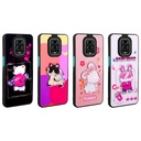 Xiaomi Redmi Note 9S Uyumlu Kılıf Parlayan Kabartmalı İkonik Figürlü Zore Amas Silikon Kapak - 3