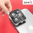 Apple iPhone 15 Pro Uyumlu Zore CL-12 Premium Safir Parmak İzi Bırakmayan Anti-Reflective Kamera Lens Koruyucu - 7