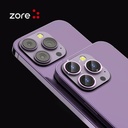 Apple iPhone 15 Pro Uyumlu Zore CL-12 Premium Safir Parmak İzi Bırakmayan Anti-Reflective Kamera Lens Koruyucu - 8
