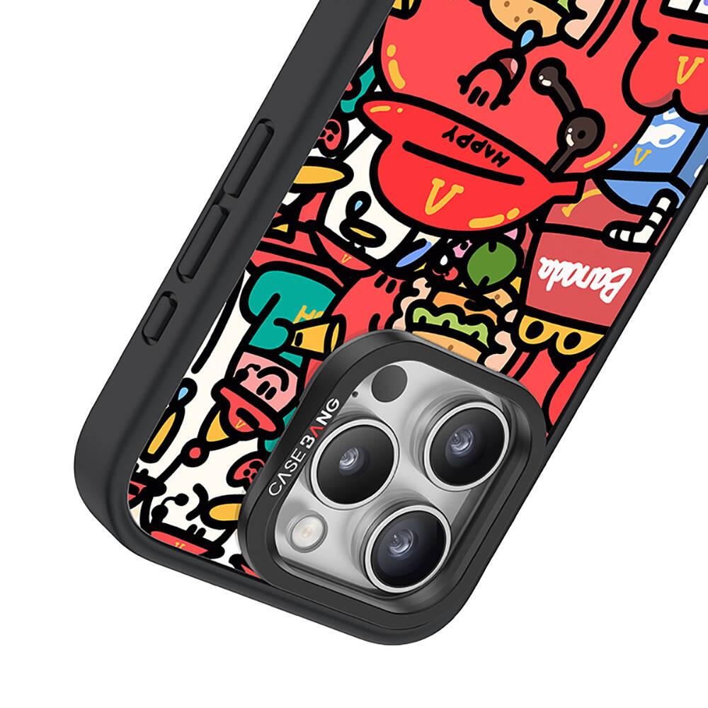 Apple iPhone 15 Pro Uyumlu Kılıf Magsafe Şarj Özellikli Ayrılabilir Casebang Ahhey Serisi Arka Panel - 6