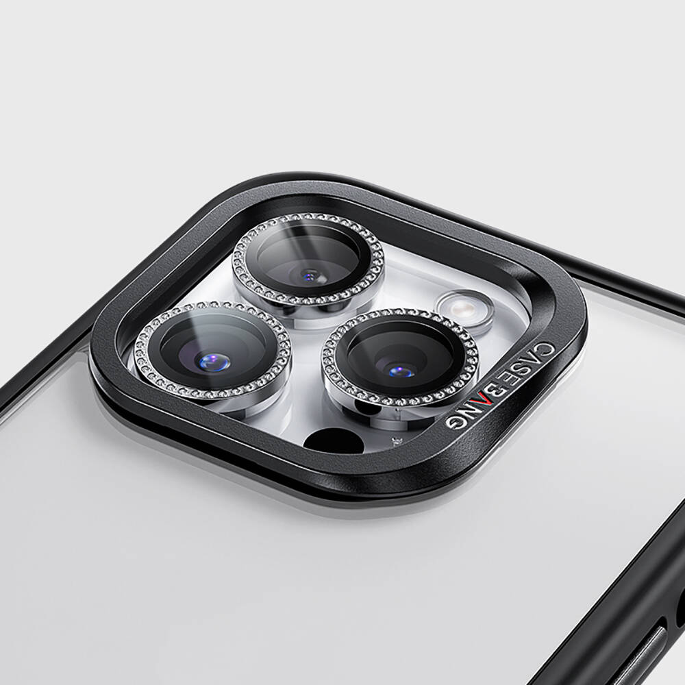 Apple iPhone 15 Pro Max Uyumlu Casebang Gem Kamera Lens Koruyucu - 2