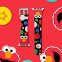 Apple Watch 38mm Uyumlu Casebang Sesame Street Serisi Deri Saat Kordon - 1