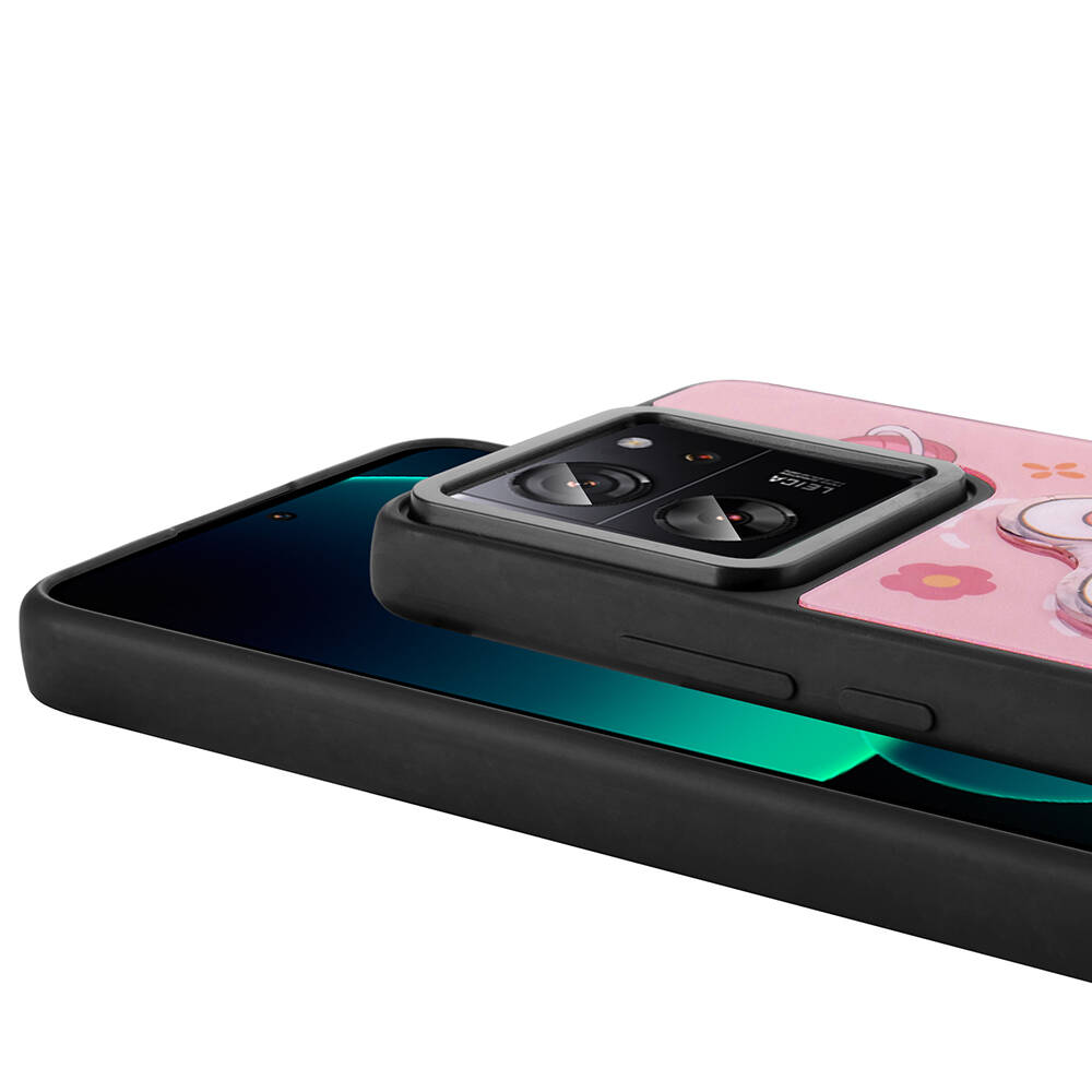 Xiaomi Mi 13T Uyumlu Kılıf Parlayan Kabartmalı İkonik Figürlü Zore Amas Silikon Kapak - 4