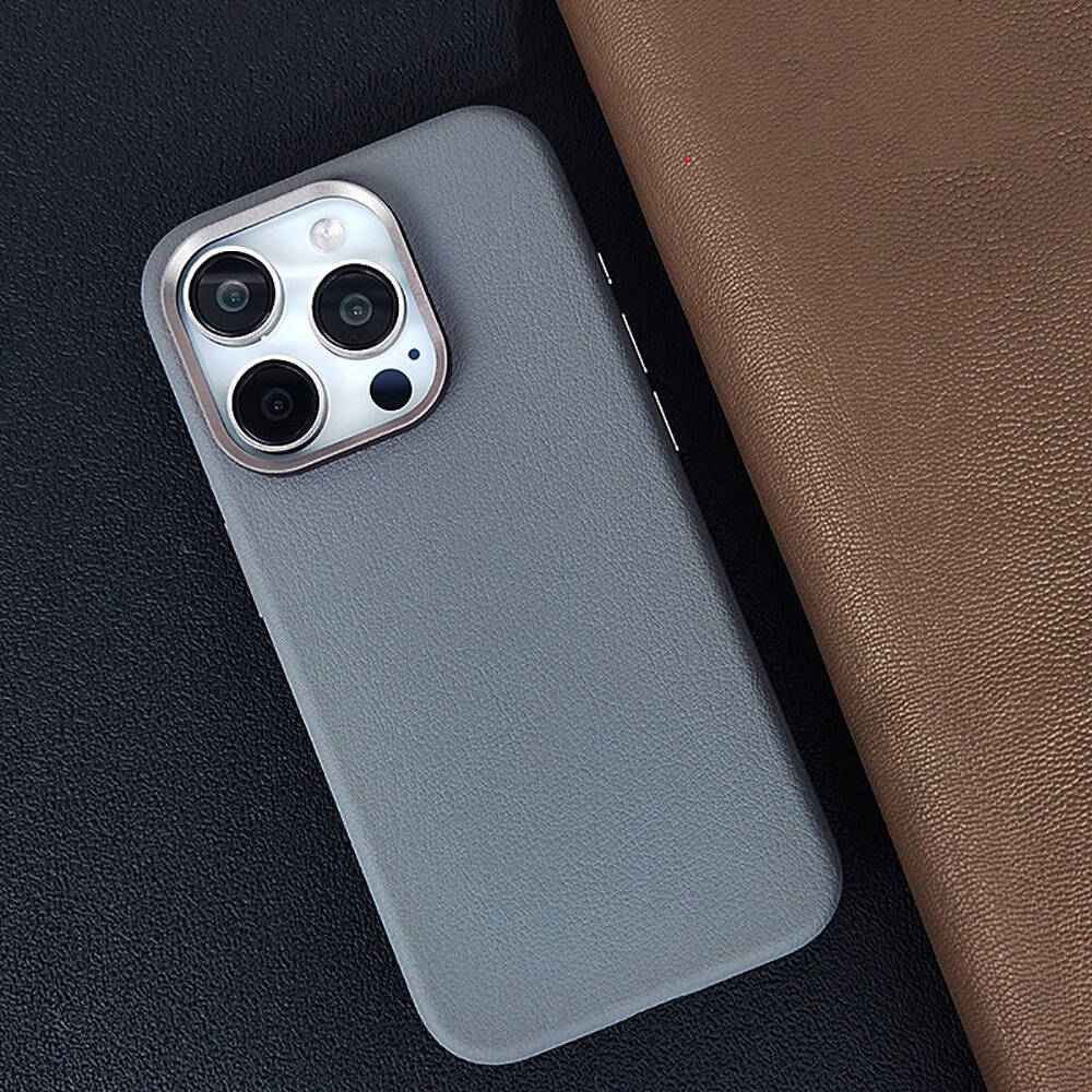 Apple iPhone 15 Pro Uyumlu Kılıf Magsafe Şarj Özellikli PU Deri Zore Adora Kapak - 4