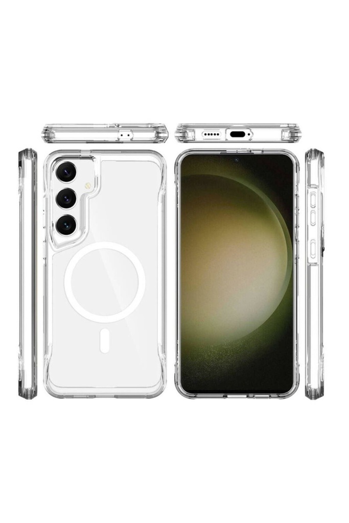 Samsung Galaxy S24 Uyumlu Kılıf Zore Magsafe Şarj Özellikli T-Max Magsafe Kapak