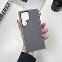 Samsung Galaxy S24 Ultra Uyumlu Kılıf Magsafe Şarj Özellikli Karbon Fiber Görünümlü Zore Troy Kapak - 5