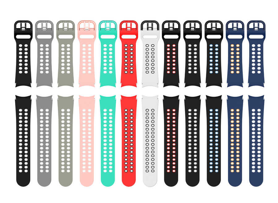 Samsung Galaxy Watch 4 Classic 46mm Uyumlu KRD-02 Silikon Kordon - 6