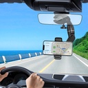 Wiwu CH039 Araç İçi Dikiz Aynası 360 Derece Dönebilen Oynar Başlıklı Telefon Tutucu - 3