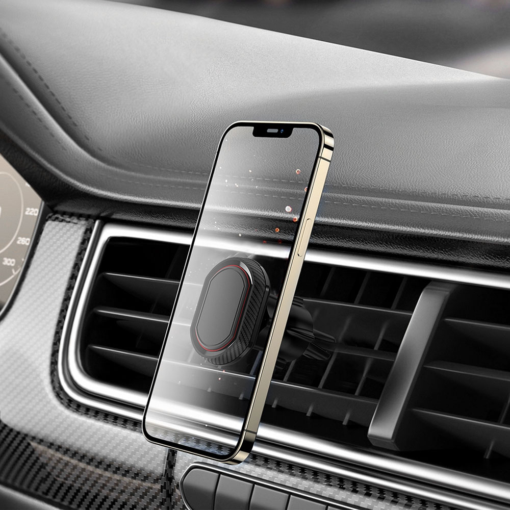 Wiwu CH040 360 Derece Dönebilen Havalandırma Tasarım Magnetik Araç Telefon Tutucu - 5