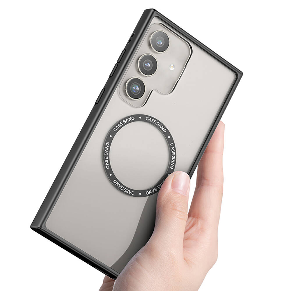 Samsung Galaxy S24 Uyumlu Kılıf Magsafe Şarj Özellikli Casebang Body Frame Kapak - 3