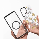 Samsung Galaxy S24 Uyumlu Kılıf Magsafe Şarj Özellikli Casebang Body Frame Kapak - 5