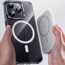 Apple iPhone 15 Pro Max Uyumlu Kılıf Magsafe Şarj Özellikli Benks ​​​​​​Crystal Serisi Şeffaf Kapak - 10