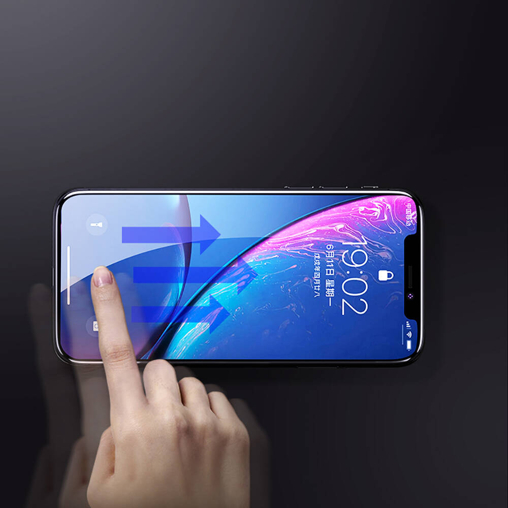 Apple iPhone 11 Uyumlu Hidrofobik Ve Oleofobik Özellikli Benks Air Shield Ekran Koruyucu 10'lu Paket - 3