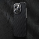 Apple iPhone 15 Pro Max Uyumlu Kılıf Magsafe Özellikli Karbon Fiber Benks Essential ArmorAir 600D Kevlar Kapak - 7