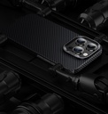 Apple iPhone 15 Pro Max Uyumlu Kılıf Magsafe Özellikli Karbon Fiber Benks Essential ArmorAir 600D Kevlar Kapak - 14