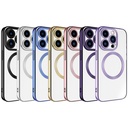 Apple iPhone 15 Pro Max Uyumlu Kılıf Magsafe Wireless Şarj Özellikli Zore Setro Silikon - 1