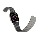 Apple Watch 44mm Uyumlu Kordon Youngkit Technology Magnetik Tak Çıkar Silikon Strap Kayış - 1