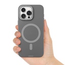 Apple iPhone 15 Pro Max Uyumlu Kılıf Magsafe Şarj Özellikli Çizilmeye ve Aşınmaya Dayanıklı Youngkit Velvet Magnet Serisi Kapak - 8