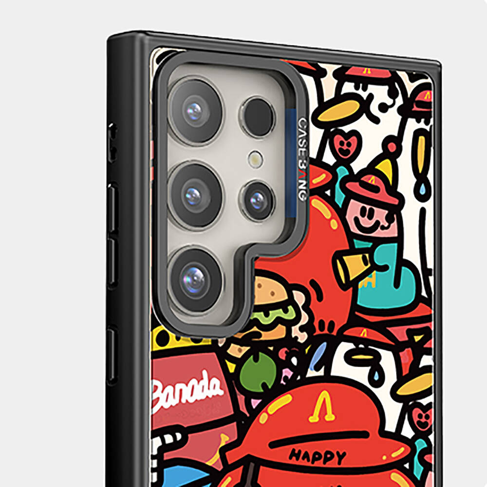 Samsung Galaxy S24 Ultra Uyumlu Magsafe Şarj Özellikli Casebang Ahhey Serisi Arka Panel - 7