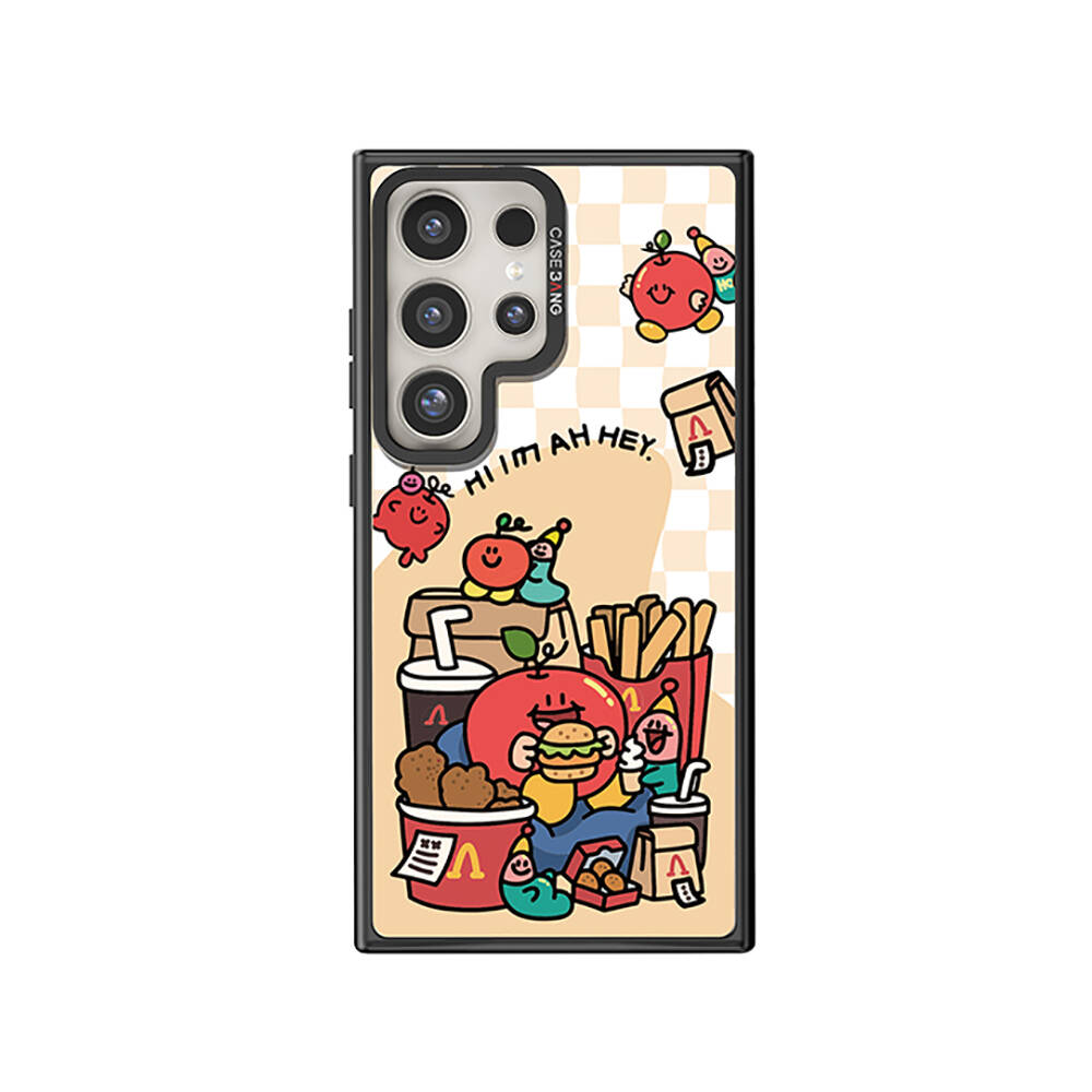 Samsung Galaxy S24 Ultra Uyumlu Magsafe Şarj Özellikli Casebang Ahhey Serisi Arka Panel - 10