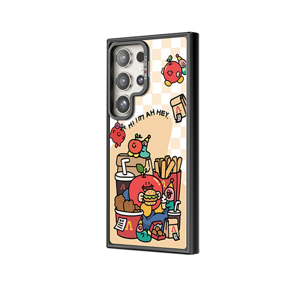 Samsung Galaxy S24 Ultra Uyumlu Magsafe Şarj Özellikli Casebang Ahhey Serisi Arka Panel - 11