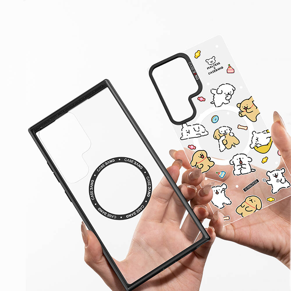 Samsung Galaxy S24 Ultra Uyumlu Kılıf Magsafe Şarj Özellikli Casebang Body Frame Kapak - 5