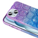 Apple iPhone 15 Uyumlu Kılıf Simli 3D Desenli Zore Hacar Kapak - 7