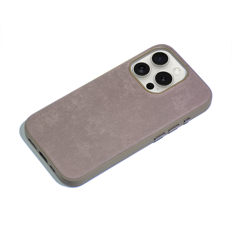 Apple iPhone 15 Pro Uyumlu Kılıf Zore Mikro Fiber Mimoza Kapak - 3