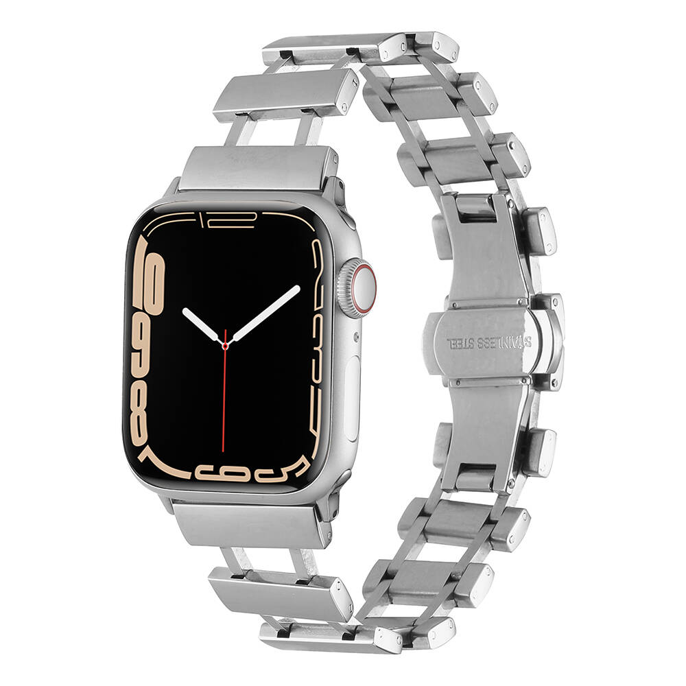 Apple Watch 44mm Uyumlu Zore KRD-96 Metal Kordon - 2