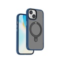 Apple iPhone 15 Plus Uyumlu Kılıf Wiwu ZMM-010 Magsafe Şarj Özellikli Mat Arka Yüzey Standlı Kapak - 9