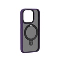Apple iPhone 15 Pro Max Uyumlu Kılıf Wiwu ZMM-010 Magsafe Şarj Özellikli Mat Arka Yüzey Standlı Kapak - 8