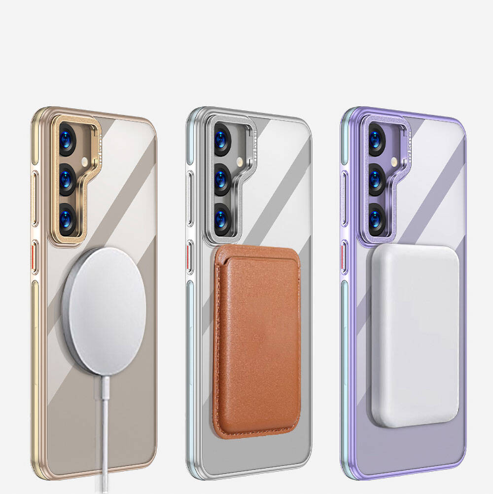 Samsung Galaxy S24 Plus Uyumlu Kılıf Magsafe Şarj Özellikli Wlons Standlı Efsane Kapak - 3