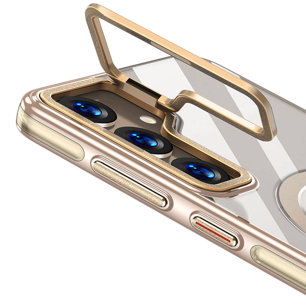 Samsung Galaxy S24 Plus Uyumlu Kılıf Magsafe Şarj Özellikli Wlons Standlı Efsane Kapak - 5