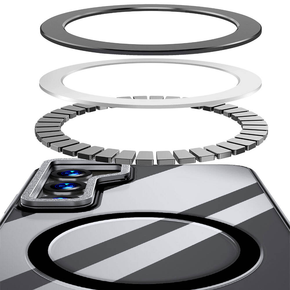 Samsung Galaxy S24 Plus Uyumlu Kılıf Magsafe Şarj Özellikli Wlons Standlı Efsane Kapak - 11