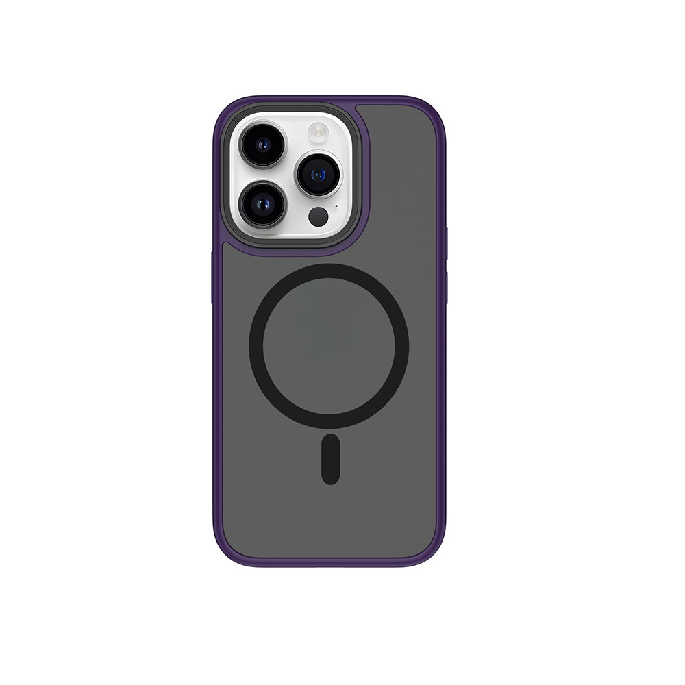 Apple iPhone 15 Pro Max Uyumlu Kılıf Wiwu FGG-011 Magsafe Şarj Özellikli Kamera Korumalı Kapak - 8
