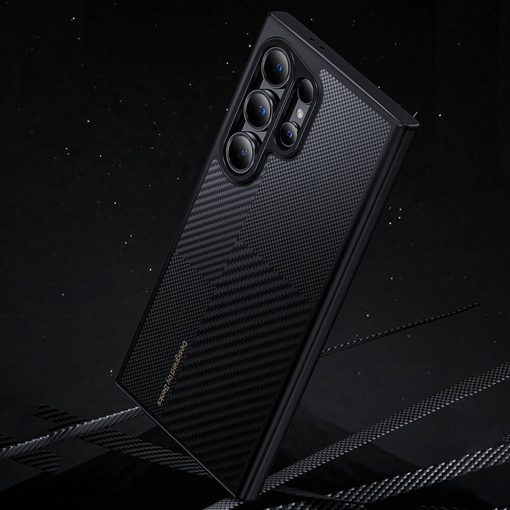 Samsung Galaxy S24 Plus Uyumlu Kılıf Magsafe Şarj Özellikli Karbon Fiber Benks Montage Hybrid ArmorPro Kevlar Kapak - 2
